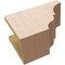 Ekena Millwork 6in. W x 8in. H x 12in. L Asheboro Woodgrain TimberThane Rafter Tail, Primed Tan RFTUR06X08X12ASHRCPR - alternate 6